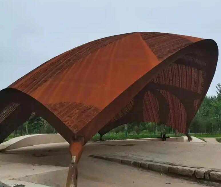 措勤耐候钢幕墙案例